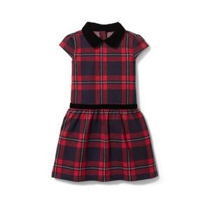 Janie and Jack Plaid Christmas Dress